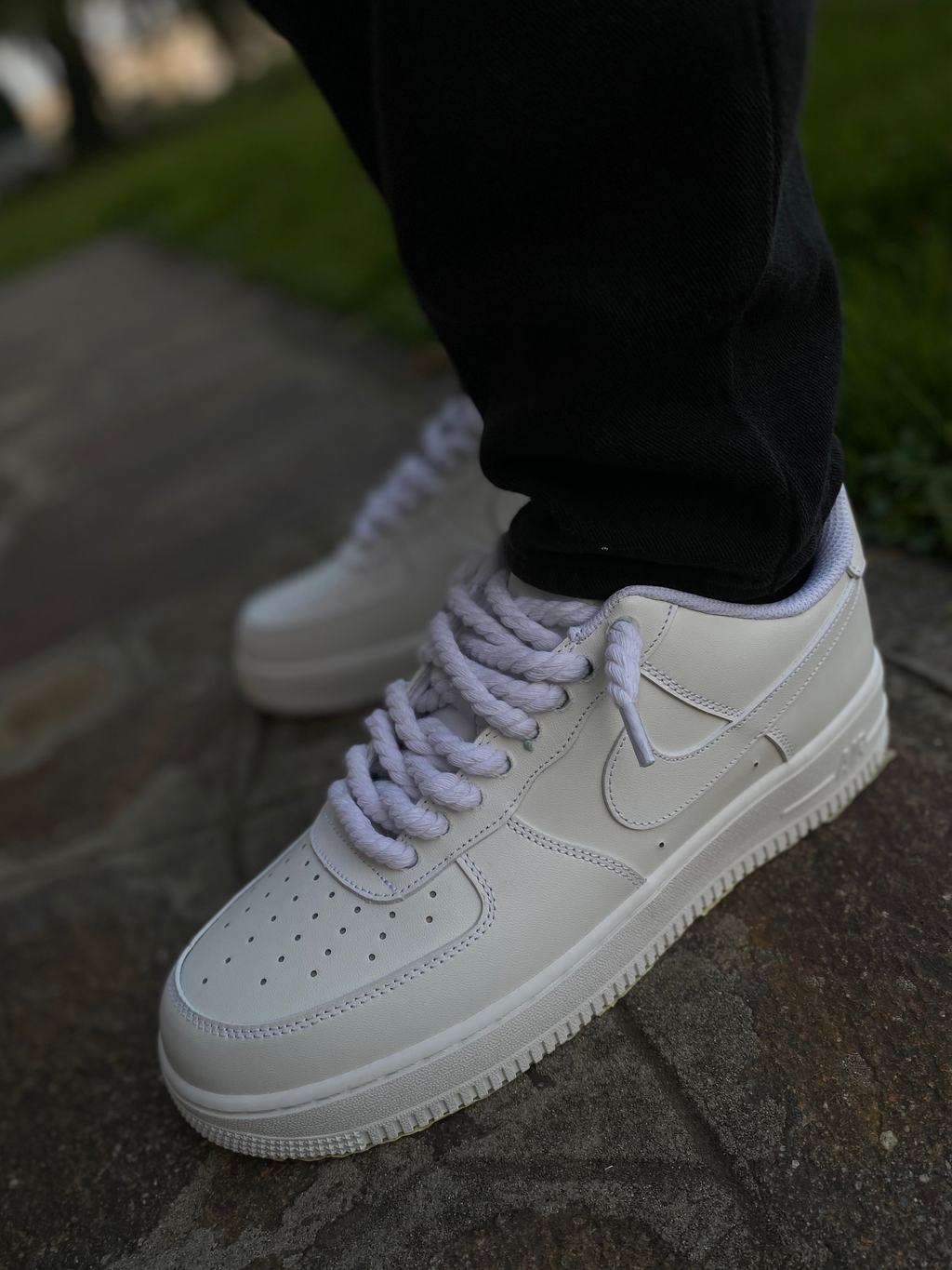 Airforce1 rope laces kids