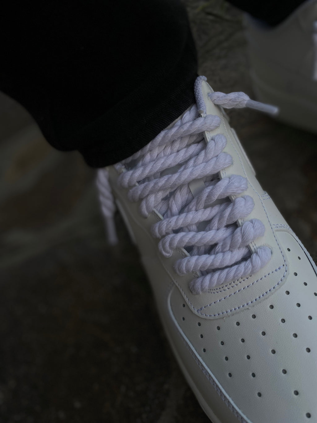 Airforce1 rope laces kids